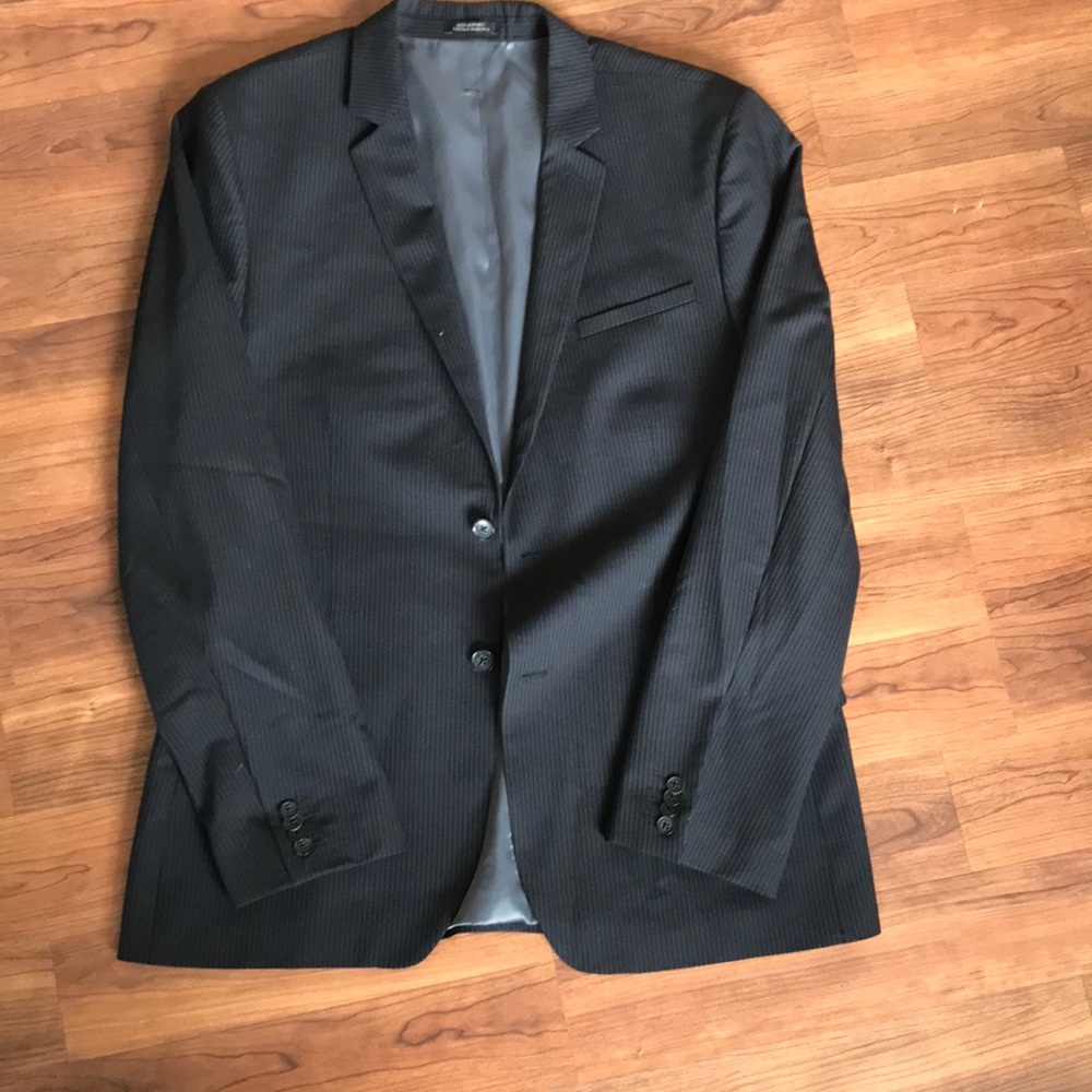 Express Fitted Pin-Stripe Jacket